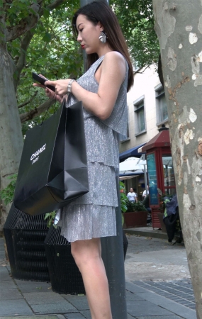 性感时尚连衣裙美女