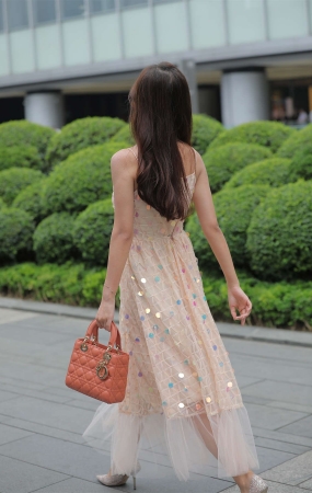 长裙美女