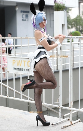 [辉辉赛贴]黑色网袜蕾姆