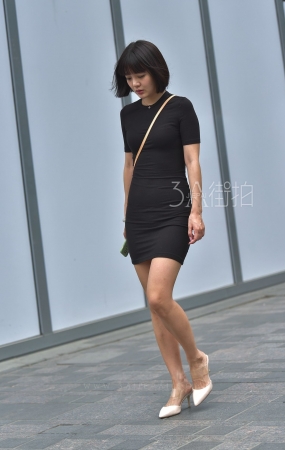 短发包臀裙美腿高跟-12P