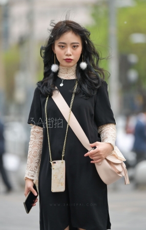 黑丝斑点袜让美女性感有魅力-13P