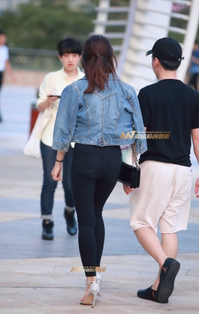 紧身裤，凉高，美女