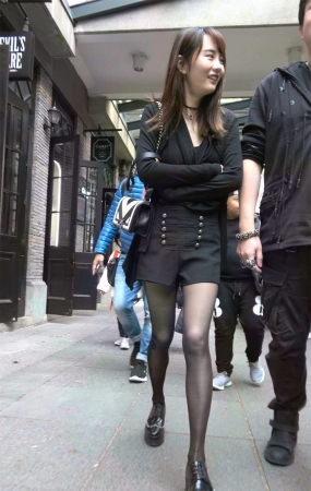 青春小清新OL黑丝漂亮小美女