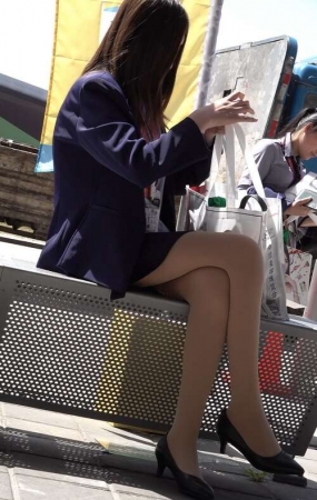 肉丝袜，黑高跟，制服OL