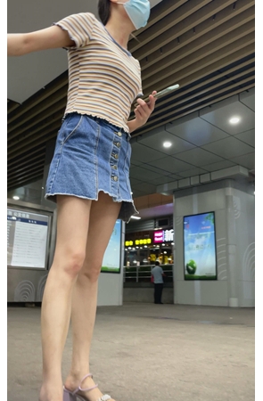 牛仔裙MM