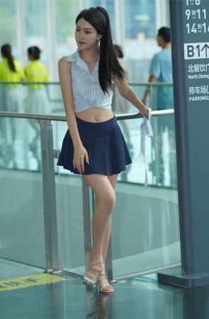 清新百褶裙