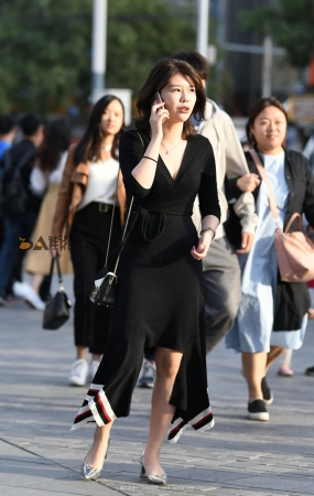 时尚裤裙丝袜美女-10P