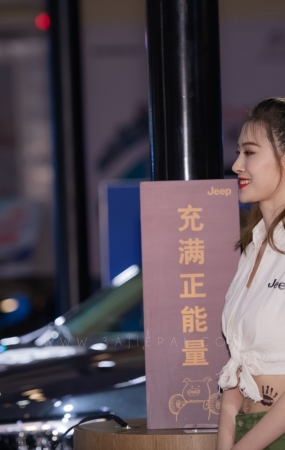 大长腿车模-11P