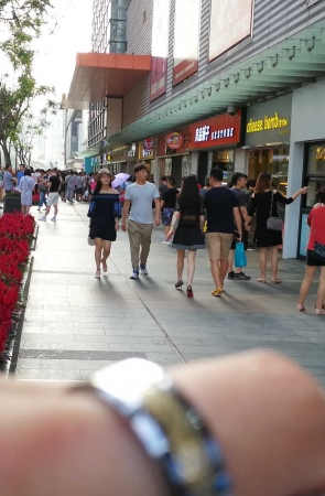 透明连衣短裙，裸腿，高跟（11）