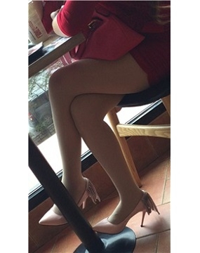 极品诱人高跟丝足连衣裙美女