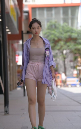 一始街拍作品  粉色女孩 [1132P1V-35.4GB]