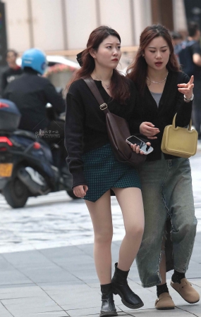 街拍肉丝妹子-14P