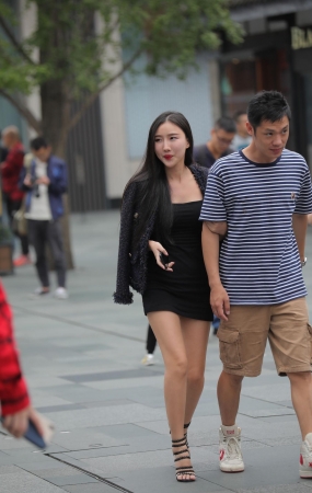 高跟美女