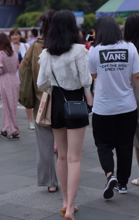 好长的美腿