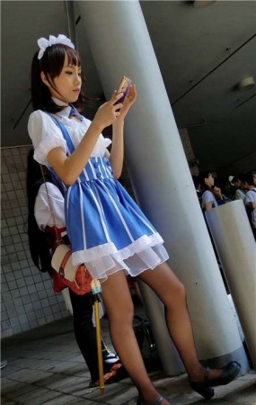 4k-极品甜美漂亮黑丝袜二次元可爱少女