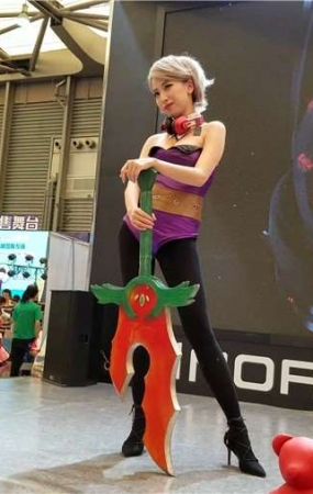 4k-舞台上的二次元少女玩cosplay