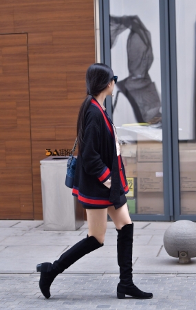 肉丝袜过漆靴时尚美女-14P
