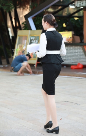 制服肉丝 小姐姐下班了-14P