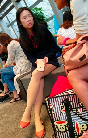 性感肉丝美女