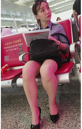 黑色高跟美腿小姐姐