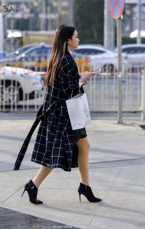 尖头高跟鞋美腿丝袜，彰显美女魅力-11P