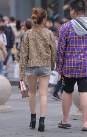 性感热裤肉丝女友-15P