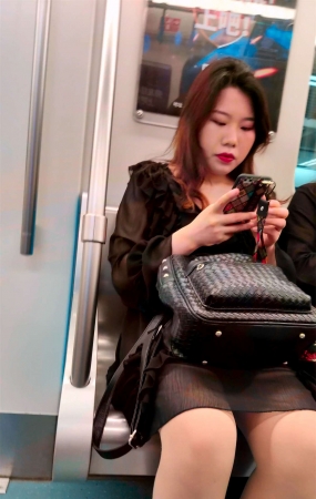 性感肉丝美女