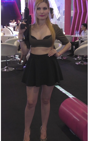 国外美模