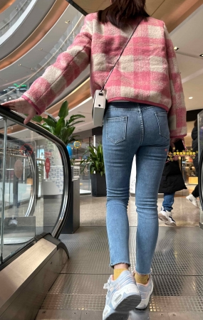 粉红格纹