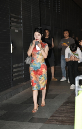 旗袍风韵味美女