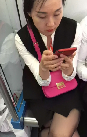 黑高街拍美女