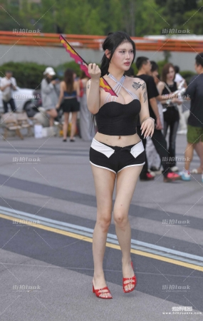 红色凉拖大月牙闪光版 24-06-15-252