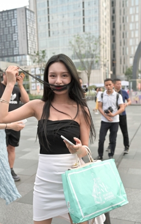 摄霸性感抹胸一字肩包臀裙高跟美女-9P