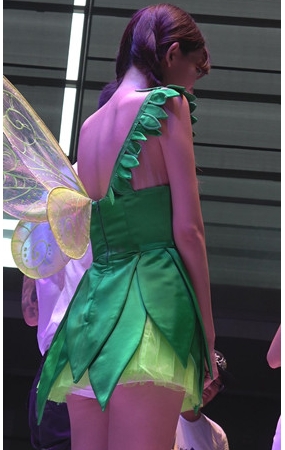 漂亮的绿色蜻蜓小姐姐