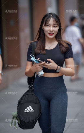 偶遇去健身的小姐姐
