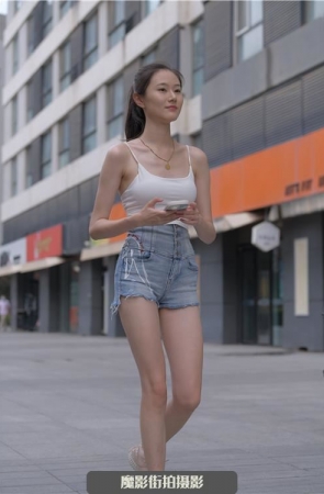 MP1003 [一始4K街拍视频+图片] 浅笑明眸