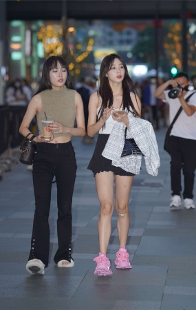 清秀美丽姐妹