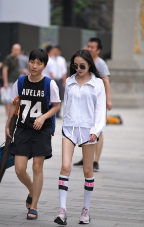 长袜美女