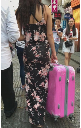 连体花裙