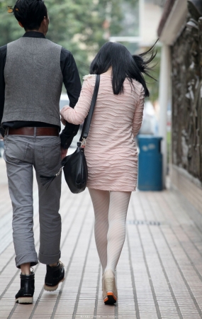 白色丝袜少妇-11P