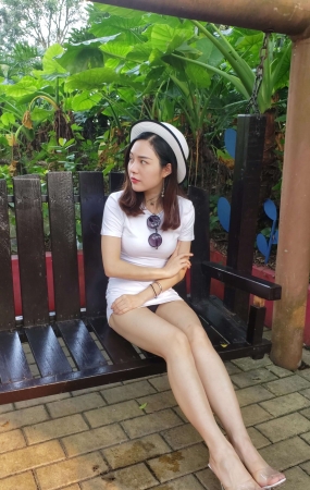 120江南小镇-白裙美女