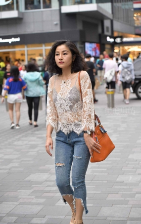 牛仔裤美姐