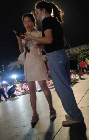 旗袍美少妇