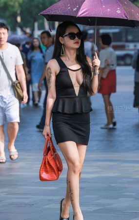 性感的鱼嘴高跟鞋少F