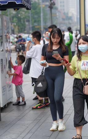 偶遇去健身的小姐姐