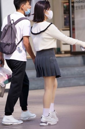 街头的街拍丝袜整一组