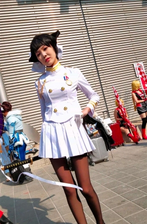 极品黑丝美腿cosplay二次元美少女