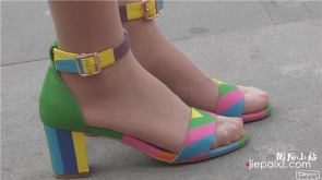 4k-色彩丰富艳丽丝足美女