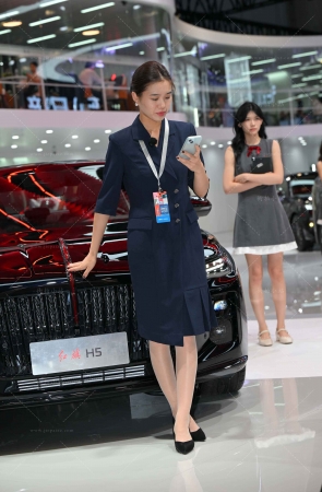 25成都车展，红旗的主播