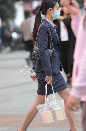 【珏一笑而过】诱惑肉 丝高跟职业装